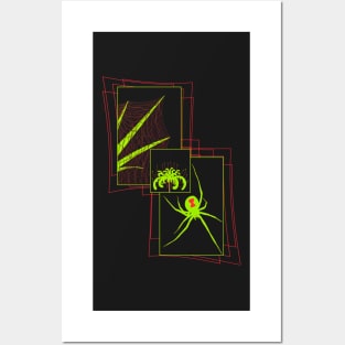 Black Widow V36 (Multicolor) Posters and Art